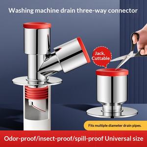 Desagüe de Suelo <span class=keywords><strong>para</strong></span> <span class=keywords><strong>Lavadora</strong></span> de Doble Uso <span class=keywords><strong>para</strong></span> Baño y Balcón, Antideslizante, Desodorante, Antiolores, Antiinsectos, Diseño Moderno y Sencillo - Product Image 5