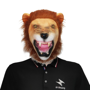 <span class=keywords><strong>Maschera</strong></span> in Latex a Forma di <span class=keywords><strong>Leone</strong></span> Cartoon, per Feste, Festival, Celebrazioni, Attività Divertenti, Regalo, Costume da Animale - Product Image 1