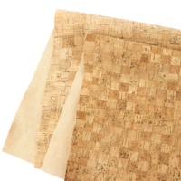 Kain gabus tebal Vintage persegi bambu INFOCORK 60x90cm-t/C pendukung dapat diganti, langsung pabrik Vegan ramah lingkungan