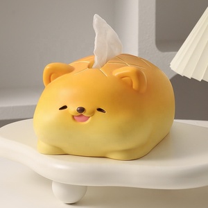 Caja de Pañuelos Decorativa de Resina con Forma de Piña Estilo INS, Ecológica, Decoración <span class=keywords><strong>para</strong></span> el Hogar, Accesorio Elegante <span class=keywords><strong>para</strong></span> Mesa de Centro, Puppy SE7ART - Product Image 1