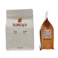 Sachet Doypack en Mylar imprimé par gravure avec fenêtre transparente couleur personnalisée pour thé aux fleurs