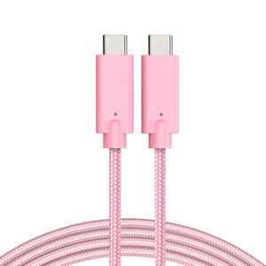 สาย USB-C 3.1 ความเร็วสูง 10Gbps รองรับการชาร์จเร็ว 100W PD ผลิตจากวัสดุรักษ์โลก ทำจากฟางข้าว ผสมพลาสติกและไนลอนถัก สำหรับ MacBook - Product Image 1