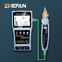 ZHEFAN Pk653c+ OEM ODM Probador de LCD, Rastreador de Cables RJ11 RJ45, Localizador de Líneas, Probador de Cables de Red Ethernet LAN