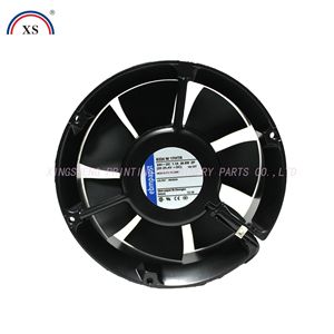 Ventilateur axial Ebmpapst 14 pouces DC 24V 1.1A, pale en plastique, roulement à manchon, usage industriel - Product Image 1