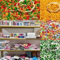 Mélange comestible de sucre, perles, confettis, bonbons cristallins, colorants alimentaires en gel, pigments, décorations pour gâteaux, agents aromatisants, vente en gros