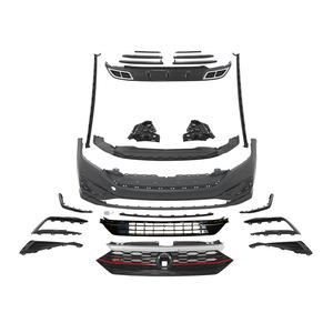 ชุดแต่งกันชนหน้า Body Kiy Car Bumpers Facelif Kit พร้อมกระจังหน้า สำหรับ VW <span class=keywords><strong>Jetta</strong></span> ปี 2019-2021 - Product Image 1