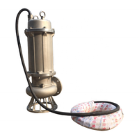 Pompe submersible en acier inoxydable avec interrupteur à flotteur pour le traitement des eaux usées et des eaux boueuses