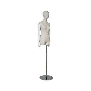 Torse de mannequin en plastique articulé <span class=keywords><strong>vintage</strong></span> demi-corps à la mode - Product Image 3