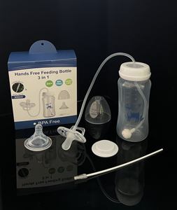 새로운 디자인 3-in-1 와이드 넥 팽만감 방지 젖병 하이 퀄리티 보관 병 핸즈프리 젖병 - Product Image 2
