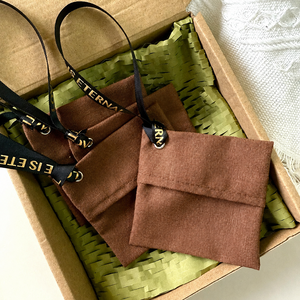 Sachets en coton et lin personnalisés avec logo pour armoire, désodorisant et anti-humidité aux herbes chinoises, vente en gros - Product Image 2