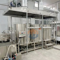 Ligne de production de lait de soja entièrement automatique personnalisée HJ Brand avec composants PLC, tension 220-380V, cuve de cuisson haute performance pour lait de soja