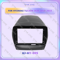 Cadre d'écran de 9 pouces pour autoradio HYUNDAI, cadre pour lecteur DVD de voiture, unités audio de voiture, accessoires pour Hyundai TUCSON IX35 2010-2015