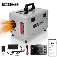 Chauffage diesel portable 5KW 12/24V/220V avec boîte à outils, contrôle intelligent par application et télécommande LCD pour camping-car et camping