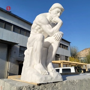 Obra maestra <span class=keywords><strong>de</strong></span> <span class=keywords><strong>Rodin</strong></span> <span class=keywords><strong>Estatua</strong></span> <span class=keywords><strong>de</strong></span> metal El pensador Escultura <span class=keywords><strong>de</strong></span> Arte <span class=keywords><strong>de</strong></span> mármol decorativa moderna - Product Image 2
