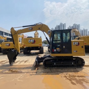 Excavatrice sur chenilles Cat 307 d'occasion à faible nombre d'heures, en stock, bien entretenue, mini-pelle de 7 tonnes, engin de terrassement pour la construction - Product Image 1