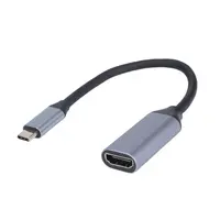 4K Type C vers HDMI Adaptateur USB 3.1 USB-C USBC vers Adaptateur HDMI Mâle à Femelle Câble Convertisseur