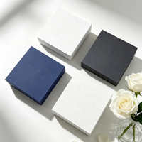 Caja de Regalo para Joyería, Elegante, de Dos Piezas, con Logotipo Personalizado, Tapa y Base de Papel, para Collar, Pendientes, Recuerdo de Boda, Estuche de Exhibición