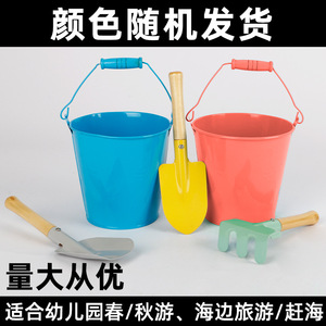 Ensemble seau et pelle de plage pour enfants, jouets de sable en plastique pour jeux en plein air, de 2 à 4 ans, unisexe - Product Image 4