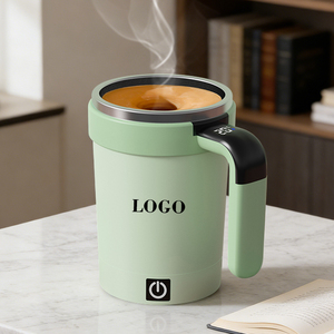 2026 Yeni Gelenler Kahve Kupası Karıştırıcı ve Pipet 2'si 1 Arada Taşınabilir Manyetik Otomatik Karıştırmalı Kahve Kupası Ev ve Otel İçin - Product Image 1