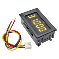 Voltmètre numérique à affichage LED 0.36 pouces DC 0-33V 0.36 "panneau compteur de tension haute précision à 5 chiffres pour voiture moto Volt Teste