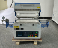 Fourneau tubulaire horizontal de laboratoire à haute température JINMING JM-1200T-60D 1200C avec tube en quartz OD 60/80/100mm et chauffage céramique
