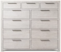 Commode moderne européenne en bois massif à 11 tiroirs, finition chêne patiné, meuble de rangement pour chambre et salon, commode large à tiroirs pour la maison