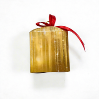 Boîte cadeau portable personnalisée, réutilisable, écologique, auto-érectible avec poignée pour dragées de mariage, vente en gros OEM, impression de logo personnalisée