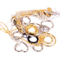 Vente chaude chine anneau galvanoplastie magicien métal jouet anneau chaîne facile collier tour de magie logique noeud infini anneau pour enfants