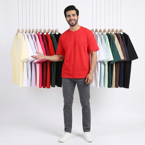 T-shirt Unisexe en Coton 100% Solide, Col Rond, Respirant, Manches Courtes, Personnalisable pour Hommes – Vente en Gros - Product Image 1