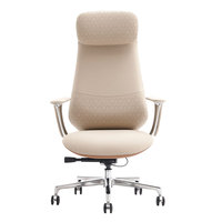 Mobilier de bureau moderne Ergo pivotant tournant Manager chaise de bureau en cuir exécutif