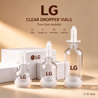 Vide 5ml 10ml 15ml En Plastique Clair Ambre Petit Doux Squeeze Acide Hyaluronique Liquide Essence Ampoule Bouteille De Beauté