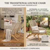 Chaise longue d'extérieur moderne Meiqi, pliable, inclinable, dossier réglable, coussin résistant aux UV, structure en aluminium thermolaqué, hôtel