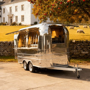 Street Mobile Remorque Food Truck Waffle Ice Cream Crepe Smoothie Dessert Pancake Food Trailer with Bathroom and Outdoor <strong>Air</strong> - Product Image 2