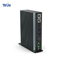 Mini serveur personnalisable X86 Intel sans ventilateur CPU J6412 4 Go/128 Go, ordinateur industriel IPC XC9016 avec interface RS232, PC industriel