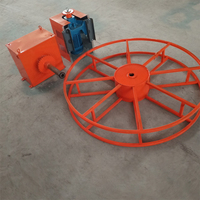 Tambour de bobine de câble rétractable élastique de type à ressort entraîné par moteur de grande résistance pour la grue