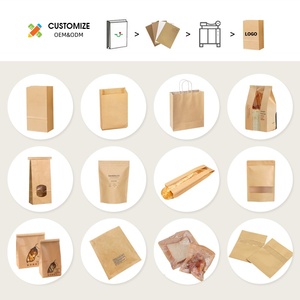 Bolsa de Papel Kraft con Impresión a Todo Color Personalizada, Bolsa Compuesta de PET con Ventana Transparente, Parte Superior Plegable, Base Cuadrada, Grado Alimenticio, Varios Tamaños, Logotipo Personalizado - Product Image 6