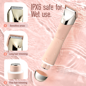 Épilateur électrique portable 2 en 1 à double tête <span class=keywords><strong>pour</strong></span> femmes et hommes, épilation permanente indolore - Product Image 4