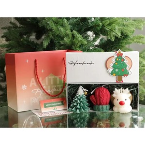 US Warehouse Low MOQ Handmade Soy Wax Christmas <b>Candles</b> <b>Set</b> New Year Home Decoration <b>Gift</b> for Christmas and Chinese New Year - Product Image 3