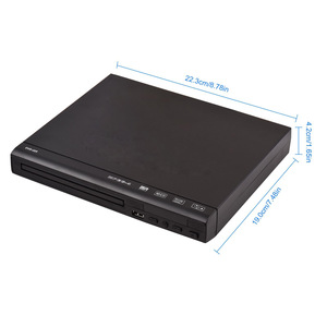 Reproductor de DVD inteligente multiformato con control remoto para uso doméstico, salida USB AV, compatible con reproducción de vídeo HD, material ABS - Product Image 6