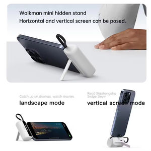 Ideas de nuevos productos Mini soporte oculto PD22.5W Cargador rápido 5000mAh Cargador de cápsula Power Banks Soporte Tecnología Productos X3 - Product Image 2