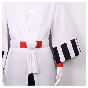 Disfraz de Cosplay de Jigen, 6 Piezas, Blanco, Rojo y Negro, Traje Completo para Juego de Rol de Anime - Product Image 4
