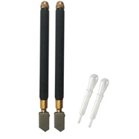 AAgrade-cortador de vidrio de alta calidad, GZtoyo japonés, tc-17, alimentación de aceite, herramientas de corte a mano, 6 uds.