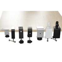 Pinces de table personnalisées de haute qualité estampage en poudre revêtement métal acier réglable C Clips bureau C pinces