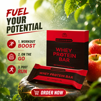 Barre protéinée Keto Friendly OEM, huile MCT, isolat de whey, soja, amande, cacao, faible teneur en glucides, étiquette privée