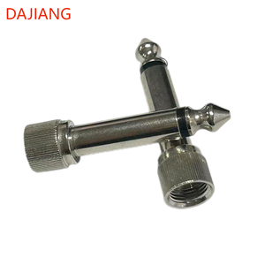 DAJIANG personalizado 6,35mm Mono enchufe micrófono <span class=keywords><strong>adaptador</strong></span> de Audio 3,5mm <span class=keywords><strong>Jack</strong></span> Splitter OEM Metal Audio Video conectores - Product Image 4