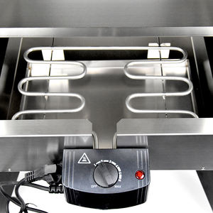 شواية وفرن تدخين خارجي حديث من الفولاذ المقاوم للصدأ من Ur-health مع شواية دوارة للتخييم - Product Image 4