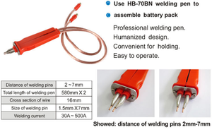 Machine à souder par impulsions portable haute performance <span class=keywords><strong>Sunkko</strong></span> <span class=keywords><strong>709AD</strong></span>+ pour batteries lithium-ion 18650/14500, nouveau soudeur par points 3,8 kW - Product Image 5