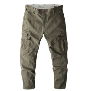 Pantalons cargo longs kaki sur mesure en gros, taille mi-haute, extensibles, pour hommes, fabrication chinoise, service OEM, fournisseurs transfrontaliers - Product Image 4