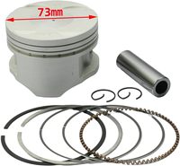 Kit de segments de piston de cylindre de moto en aluminium, kit de gros alésage 4 temps pour Cbx250/Xr250 (73 mm)