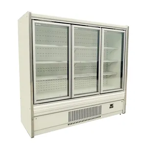 Коммерческий холодильник со стеклянной дверью, холодильник с напитками